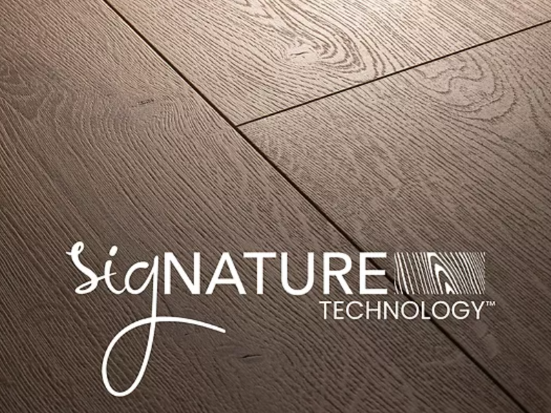 Signature technology - the authentic imprint of hardwood