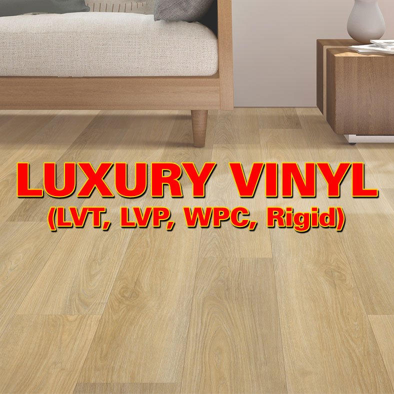 Luxury Vinyl floor products by Carpet Liquidators